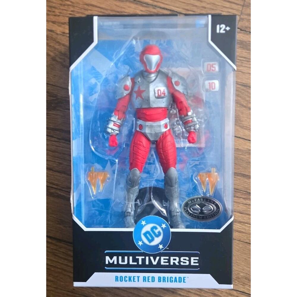 McFarlane DC Multiverse Rocket Red (JL: Generation Lost) Platinum